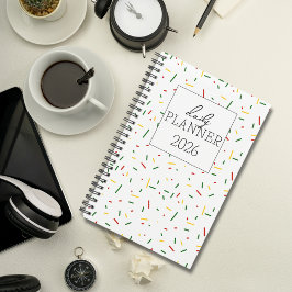 Leuke Kleurrijke Moderne Patroon Dagelijkse Terug  Planner