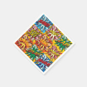 Leuke Kleurrijke Moderne Typografische Stripboek Servet (Hoek)