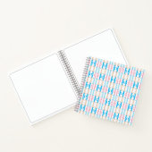 Leuke Kleurrijke Monogram Roze Blauw Goud Geel Notitieboek (Binnen)