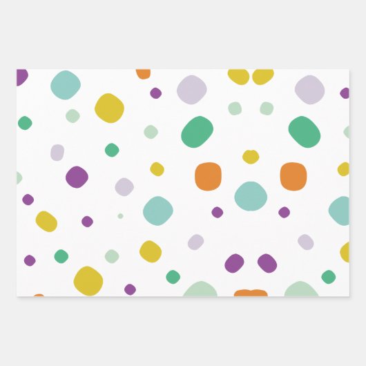 Leuke kleurrijke monsters inpakpapier vel (Voorkant 3)