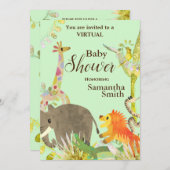 Leuke kleurrijke Oerwouden Dieren Tropical Art Sho Kaart (Voorkant / Achterkant)