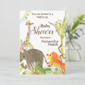 Leuke kleurrijke Oerwouden Dieren Tropical Art Sho Kaart (Staand voorkant)