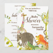 Leuke kleurrijke Oerwouden Dieren Tropical Art Sho Kaart (Voorkant / Achterkant)