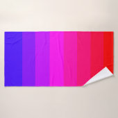 Leuke kleurrijke ombre gradiënt badhanddoek (Badhanddoek)