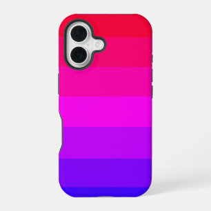 Leuke kleurrijke ombre gradiënt iPhone 16 hoesje