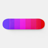 Leuke Kleurrijke Ombre Gradiënt Persoonlijk Skateboard (Horizontaal)