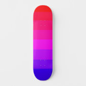 Leuke Kleurrijke Ombre Gradiënt Persoonlijk Skateboard (Voorkant)