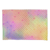 Leuke kleurrijke Ombre Pastel Zeemeermin patroon Kussensloop (Voorkant)