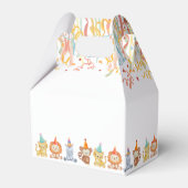 Leuke kleurrijke Party Dieren Safari Verjaardag Bedankdoosjes (Achterkant)