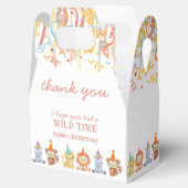 Leuke kleurrijke Party Dieren Safari Verjaardag Bedankdoosjes (Geopend)