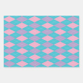 Leuke kleurrijke patronen inpakpapier set (Voorkant)