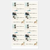 Leuke Kleurrijke Pet Cats School kinderopvang Labels (Vel)