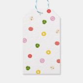 Leuke kleurrijke Pizza Party Kids Verjaardag Cadeaulabel (Achterkant)