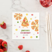 Leuke kleurrijke Pizza Party Kids Verjaardag Servet (Insitu)