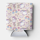 Leuke & Kleurrijke Regenbogen en Eenhoorns Koelbox Blikjeskoeler (Voorkant)