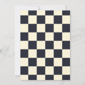 Leuke kleurrijke Retro 50s Bowling verjaardagsfees Kaart (Achterkant)