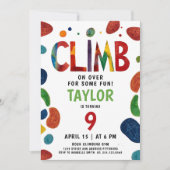 Leuke kleurrijke rock klimmuur Kind verjaardagsfee Kaart (Voorkant)