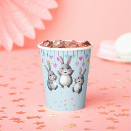 Leuke kleurrijke Schattigee Hoppers Bunny Baby sho Papieren Bekers