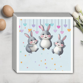 Leuke kleurrijke Schattigee Hoppers Bunny Baby sho Servet
