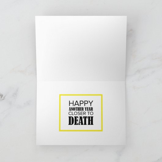 Leuke Kleurrijke Schedel Verjaardagskaart Kaart (Binnen)