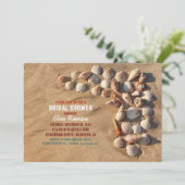 Leuke kleurrijke Seashells Beach vrijgezellenfeest Kaart (Staand voorkant)