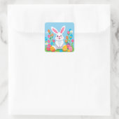 Leuke Kleurrijke Speelse Paashaas Stickers (Tas)