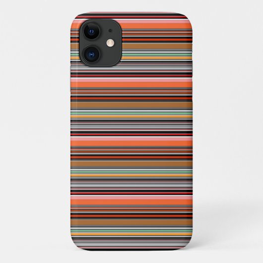 Leuke kleurrijke strepen Case-Mate iPhone case (Achterkant)