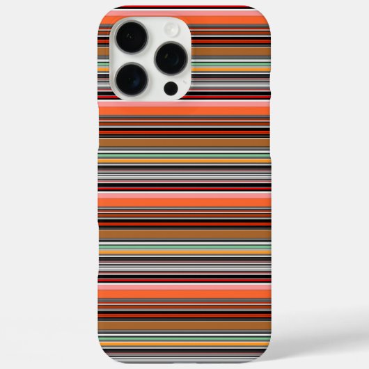 Leuke kleurrijke strepen Case-Mate iPhone case (Achterkant)