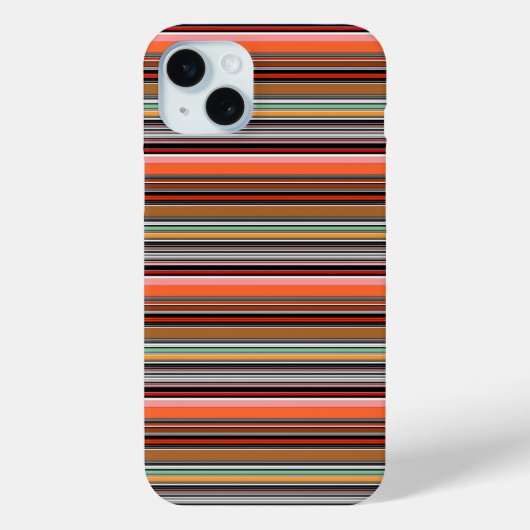 Leuke kleurrijke strepen Case-Mate iPhone case (Achterkant)