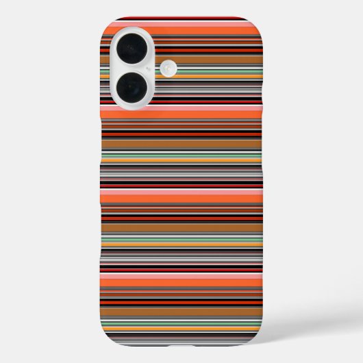 Leuke kleurrijke strepen Case-Mate iPhone case (Achterkant)