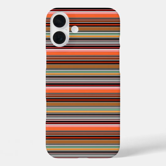 Leuke kleurrijke strepen Case-Mate iPhone case (Achterkant)