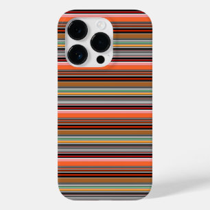 Leuke kleurrijke strepen Case-Mate iPhone 14 pro hoesje