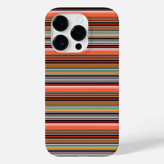 Leuke kleurrijke strepen Case-Mate iPhone case (Achterkant)