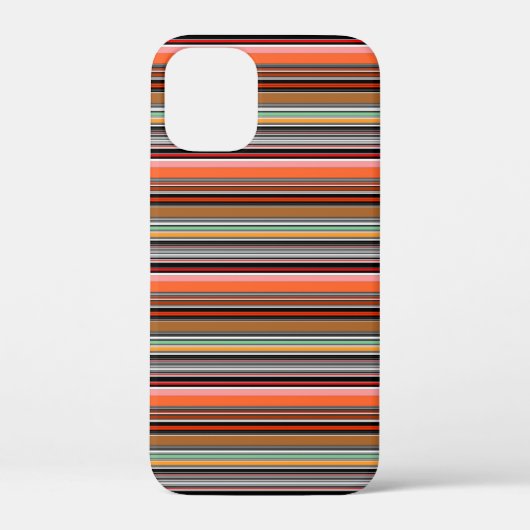Leuke kleurrijke strepen Case-Mate iPhone case (Achterkant)