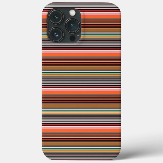 Leuke kleurrijke strepen Case-Mate iPhone case (Achterkant)
