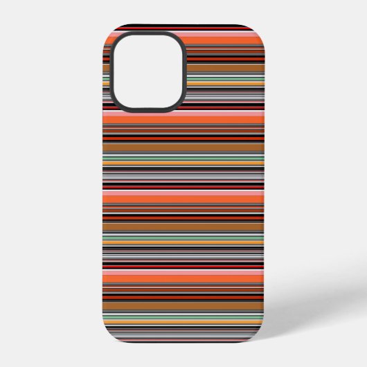 Leuke kleurrijke strepen iPhone hoesje (Achterkant)