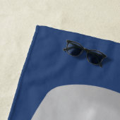 Leuke Kleurrijke Surfen Whale Beach Handdoek (In situ)