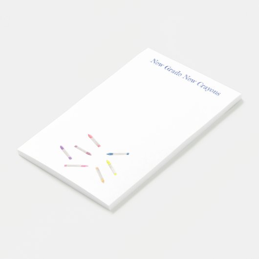 Leuke kleurrijke terug naar school Waterverf kleur Post-it® Notes (Schuin)