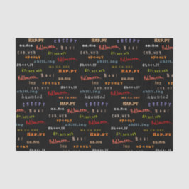 Leuke & kleurrijke vakantie typografie Halloween S Tissuepapier
