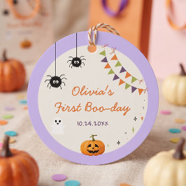 Leuke Kleurrijke Verjaardag Halloween Bedankjes Labels