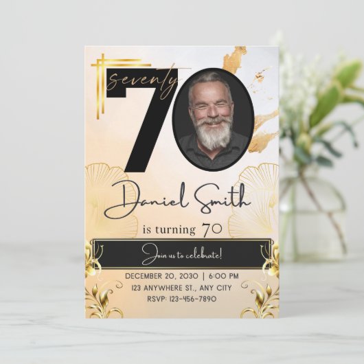 Leuke kleurrijke verjaardagsuitnodiging - Perfect Kaart (Staand voorkant)