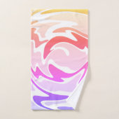 Leuke kleurrijke vloeibare werveling bad handdoek (Handdoek)