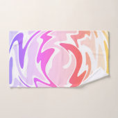 Leuke kleurrijke vloeibare werveling bad handdoek (Handdoek)