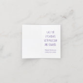 Leuke Kleurrijke Vogel Speel Datum Afspraakkaart Afsprakenkaart (Binnenkant ongevouwen)