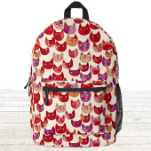 Leuke kleurrijke Waterverf Cat Pattern Bedrukte Rugzak