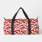 Leuke kleurrijke Waterverf Cat Pattern Plunjezak (Voorkant)