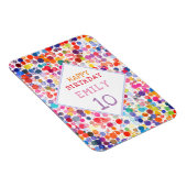 Leuke kleurrijke Waterverf Paint Blots Kids Verjaa Magneet (Rechterzijde)