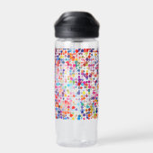 Leuke kleurrijke Waterverf Paint Blots Kids Verjaa Waterfles (Achterkant)