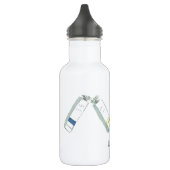 Leuke kleurrijke Waterverf verftubes waterfles Waterfles (Links)