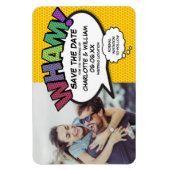 Leuke Kleurrijke WHAM-foto Opslag Datum Magneet (Verticaal)